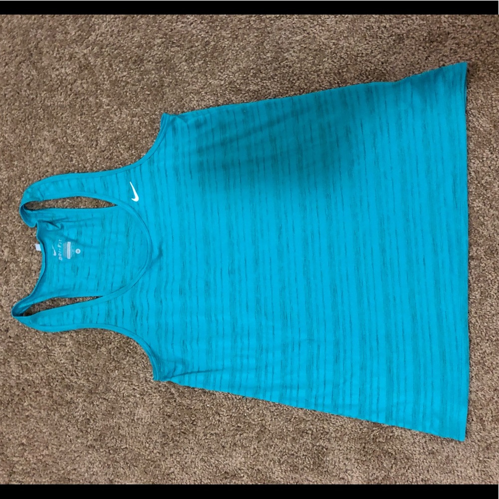 Blue nike tank